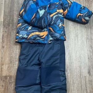 Colorful Winter Jacket and Pants Set